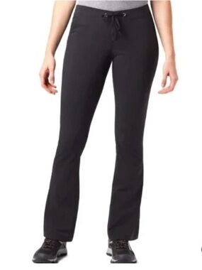 Columbia Women's Anytime Outdoor Boot Cut Pants Black Size 10 Short NWT